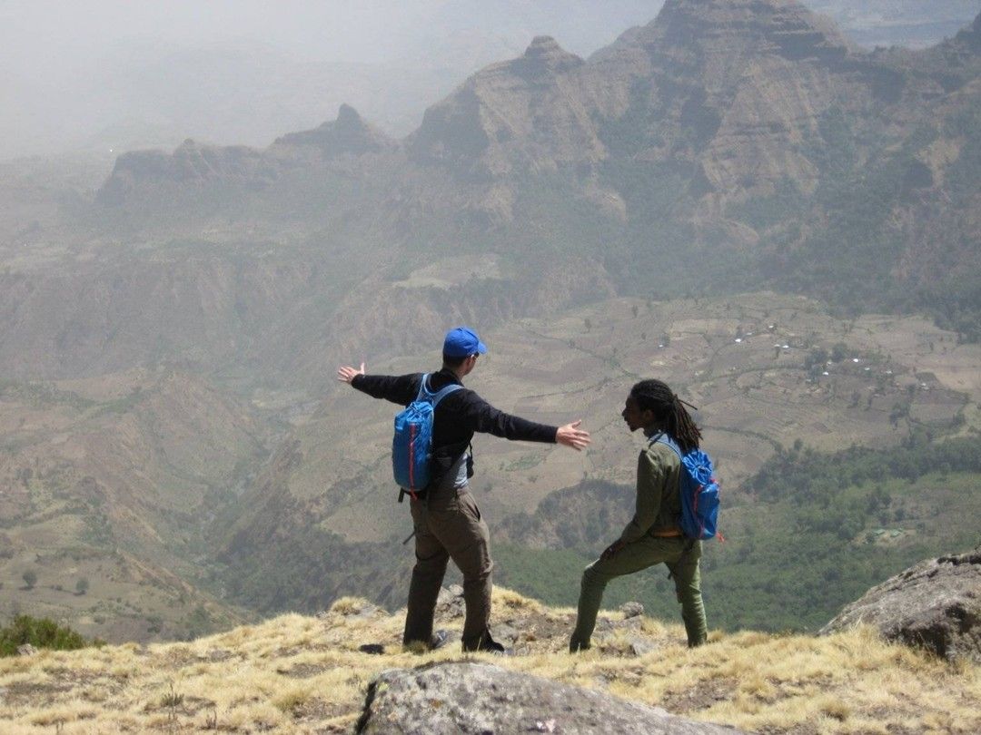 Trekking the Simien escarpment